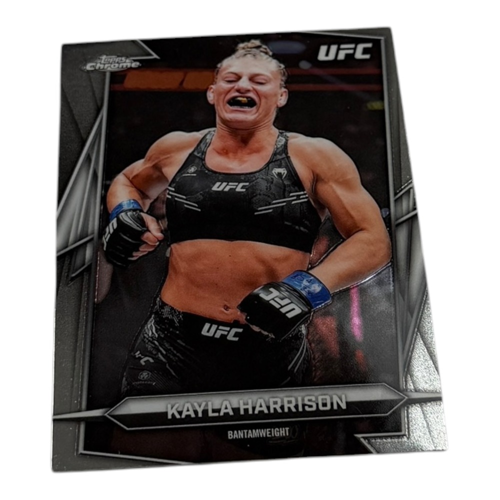 2024 Topps Chrome‎ UFC Kayla Harrison Bantamweight Base Card #55 MMA